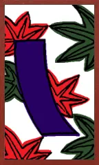 Padrão Osaka (estilo Mushi) Hanafuda Deck Design by Suryong — sample card 1
