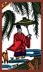 Узор Осака (стиль Mushi) Hanafuda Deck Design by Сурёнг — sample 4 Узор Осака (стиль Mushi) Hanafuda Deck Design by Сурёнг — sample card 4
