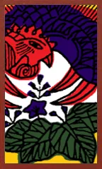 Patrón Osaka (estilo Mushi) Hanafuda Deck Design by Suryong — sample 1 Patrón Osaka (estilo Mushi) Hanafuda Deck Design by Suryong — sample card 1