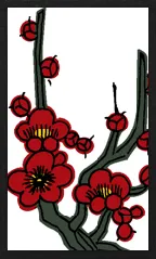 Hanafuda super-deformado Hanafuda Deck Design by Suryong — sample 2 Hanafuda super-deformado Hanafuda Deck Design by Suryong — sample card 2