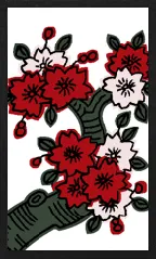 SD 하나후다 Hanafuda Deck Design by 수령 — sample 4 SD 하나후다 Hanafuda Deck Design by 수령 — sample card 4