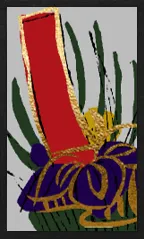 하나마키 패턴 (금속 오버프린트 포함) Hanafuda Deck Design by 수령 — sample card 1