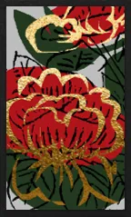 Hanamaki Pattern (with metallic overprints) Hanafuda Deck Design by Suryong — sample card 4