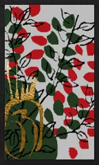 Hanamaki Pattern (with metallic overprints) Hanafuda Deck Design by Suryong — sample card 3