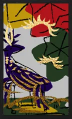 Modèle Hanamaki (avec surimpressions métalliques) Hanafuda Deck Design by Suryong — sample card 3