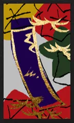 Hanamaki Pattern (with metallic overprints) Hanafuda Deck Design by Suryong — sample card 1