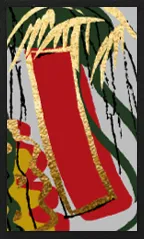 Padrão Hanamaki (com overprints metálicos) Hanafuda Deck Design by Suryong — sample 3 Padrão Hanamaki (com overprints metálicos) Hanafuda Deck Design by Suryong — sample card 3