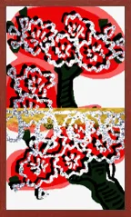 Hokkaido Pattern (with metallic overprints) Hanafuda Deck Design by Suryong — sample card 2