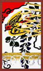 Hokkaido Pattern (with metallic overprints) Hanafuda Deck Design by Suryong — sample 4 Hokkaido Pattern (with metallic overprints) Hanafuda Deck Design by Suryong — sample card 4