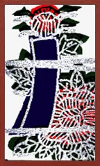 Hokkaido Pattern (with metallic overprints) Hanafuda Deck Design by Suryong — sample 1 Hokkaido Pattern (with metallic overprints) Hanafuda Deck Design by Suryong — sample card 1