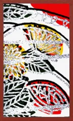 Padrão Hokkaido (com overprints metálicos) Hanafuda Deck Design by Suryong — sample card 1