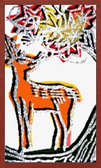 Hokkaido Pattern (with metallic overprints) Hanafuda Deck Design by Suryong — sample card 4