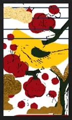 Patrón Yamagata (con sobrecapa metálica) Hanafuda Deck Design by Suryong — sample card 2