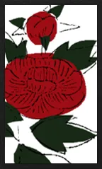 야마가타 패턴 (금속 오버프린트 포함) Hanafuda Deck Design by 수령 — sample card 2