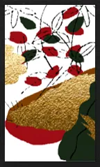 Yamagata Pattern (with metallic overprints) Hanafuda Deck Design by Suryong — sample card 3