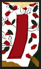 Узор Ямагата (с металлической печатью) Hanafuda Deck Design by Сурёнг — sample card 1