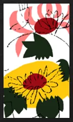 Yamagata Pattern (with metallic overprints) Hanafuda Deck Design by Suryong — sample 4 Yamagata Pattern (with metallic overprints) Hanafuda Deck Design by Suryong — sample card 4