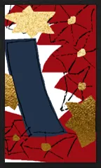 Yamagata Pattern (with metallic overprints) Hanafuda Deck Design by Suryong — sample card 2