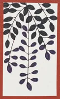 April Wisteria plain Hanafuda card