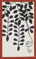 April Wisteria plain Hanafuda card