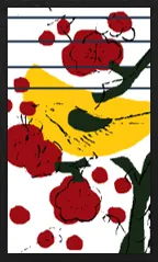 Yamagata Pattern Hanafuda Deck Design by Suryong — sample 4 Yamagata Pattern Hanafuda Deck Design by Suryong — sample card 4