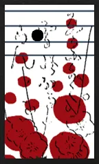 야마가타 패턴 Hanafuda Deck Design by 수령 — sample card 1