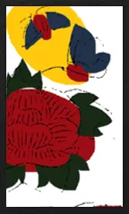 Yamagata Pattern Hanafuda Deck Design by Suryong — sample 4 Yamagata Pattern Hanafuda Deck Design by Suryong — sample card 4