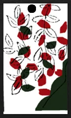 Yamagata Pattern Hanafuda Deck Design by Suryong — sample 4 Yamagata Pattern Hanafuda Deck Design by Suryong — sample card 4