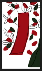 야마가타 패턴 Hanafuda Deck Design by Suryong — sample 2 야마가타 패턴 Hanafuda Deck Design by Suryong — sample card 2