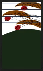 Узор Ямагата Hanafuda Deck Design by Сурёнг — sample 4 Узор Ямагата Hanafuda Deck Design by Сурёнг — sample card 4
