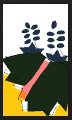 Yamagata Pattern Hanafuda Deck Design by Suryong — sample 2 Yamagata Pattern Hanafuda Deck Design by Suryong — sample card 2