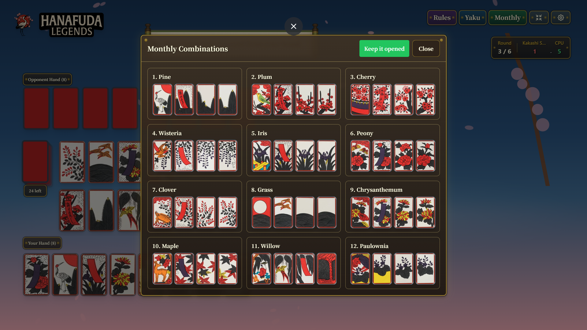Suit grid