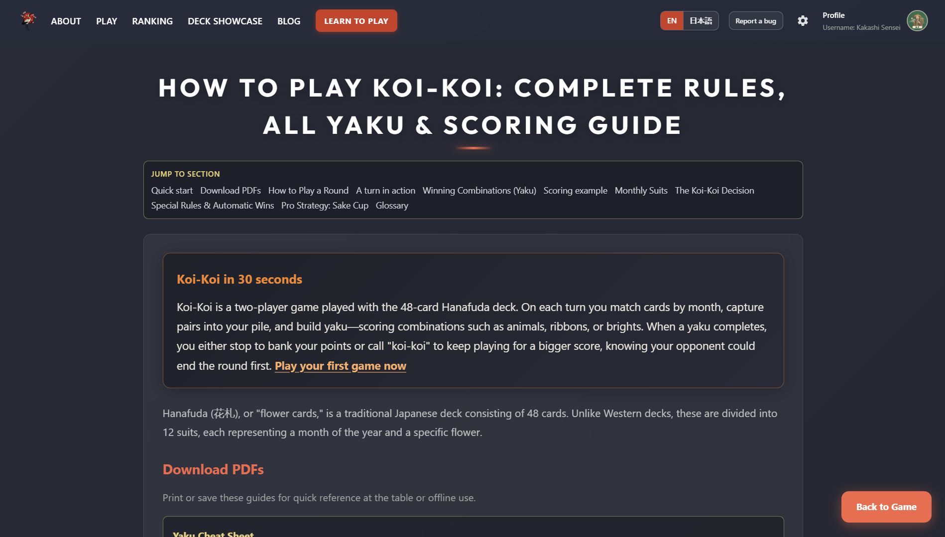 How to play